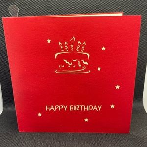 Happy Birthday pop up card with birthday song